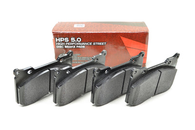 Hawk Street 5.0 Brake Pads for C8 Corvette (HB925B-597 Rear Pads Pictured)