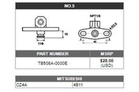 Tomei Fuel Pressure Regulator Adapter CZ4A/4B11 (TB508A-0000E)