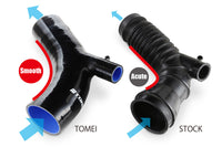 Tomei Turbo Suction Hose 60mm/63mm for Evo X (TB301A-MT02) vs stock