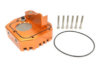 TRE Transmission Oil Cooler Adapter Plate for 5-Speed Evo 7/8/9 (Orange)