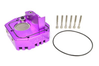 TRE Transmission Oil Cooler Adapter Plate for 5-Speed Evo 7/8/9 (Purple)