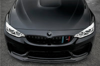 Vorsteiner BMW F8X M3/M4 GTS Carbon Fiber Front Spoiler (4000BMV) installed on F82 M4