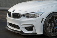 Vorsteiner BMW F8X M3/M4 GTS Carbon Fiber Front Spoiler (4000BMV) installed on F80 M3