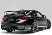 Vorsteiner BMW F8X M3/M4 GTS-V Carbon Fiber Side Blades (4230BMV) aero carbon side skirts installed on F82 M4