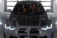 Vorsteiner BMW G8X M3/M4 Aero Carbon Fiber GTS-V Hood (BMV3380) installed on 2021+ G80 BMW M3