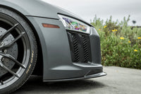 Vorsteiner Carbon Fiber Front Front Spoiler for 2016+ Audi R8 (VUD2120) Type 4S V10 installed