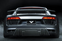 Vorsteiner Carbon Fiber Rear Wing for 2016+ Audi R8 (VUD2170) installed on Type 4S V10 R8