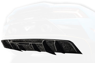 Vorsteiner Evo Monza Edizione Carbon Matrix Rear Diffuser For Lamborghini Huracan Evo (3055LOV) in forged carbon matrix