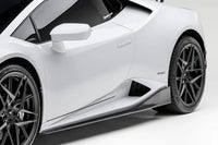 Vorsteiner Lamborghini Huracan Mondiale Edizione Carbon Aero Side Blades (0830LOV) installed on LP610 LP580