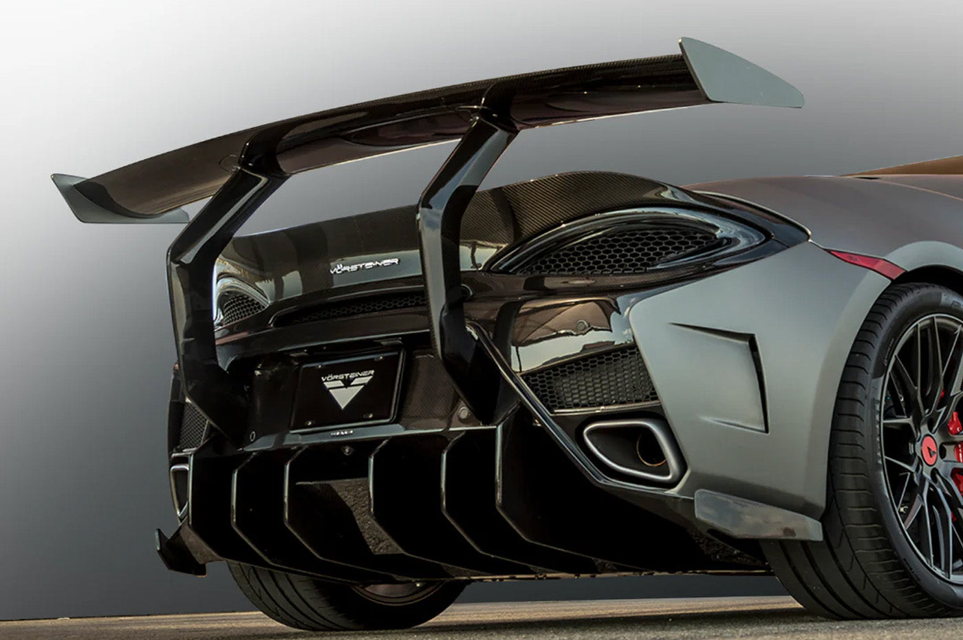 Vorsteiner McLaren 570S VX Aero Rear Bumper w/ Diffuser (MVR1140)