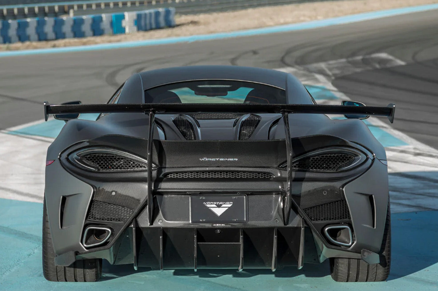 Vorsteiner McLaren 570S VX Aero Rear Bumper w/ Diffuser (MVR1140)