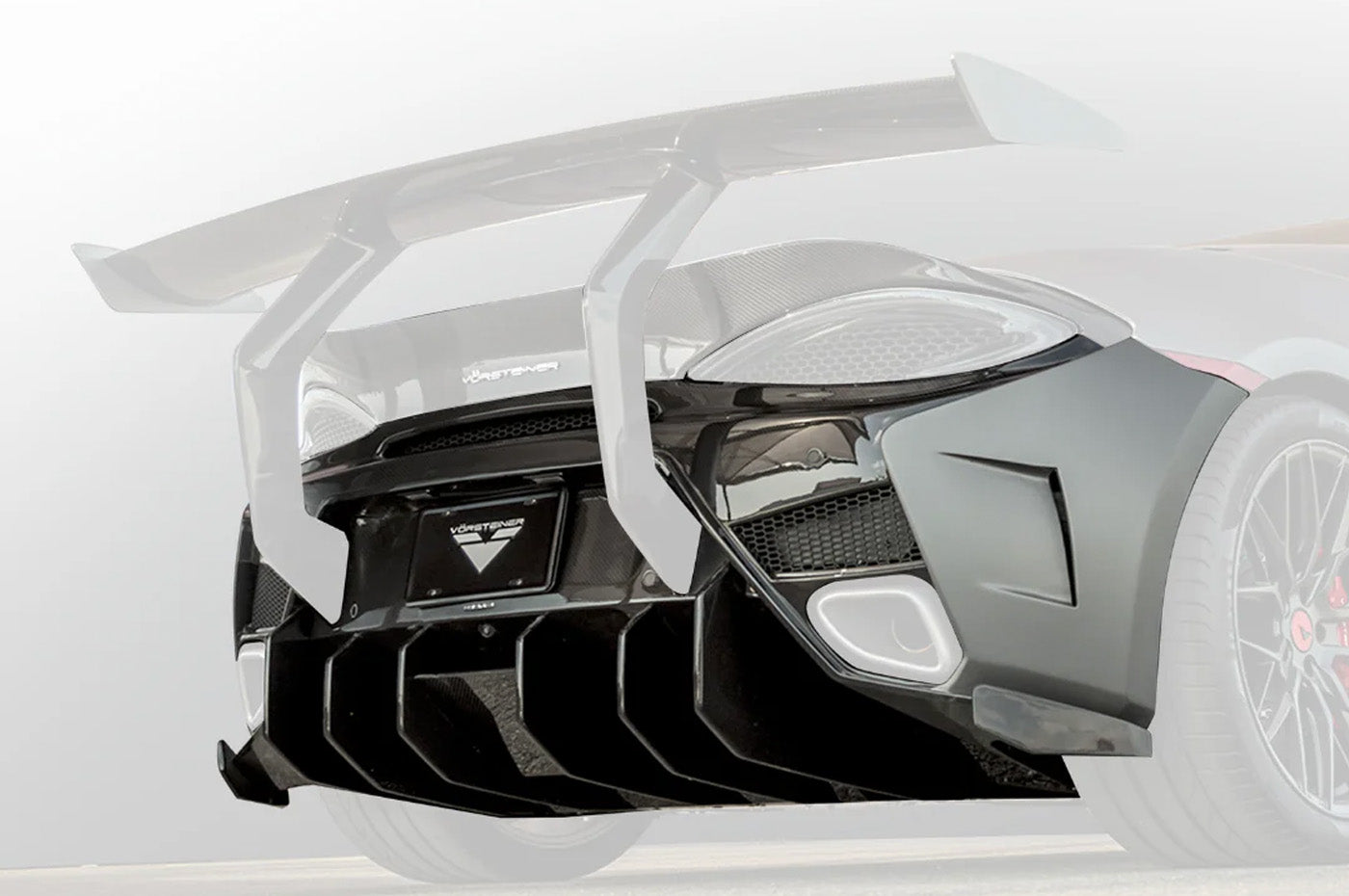 Vorsteiner McLaren 570S VX Aero Rear Bumper w/ Diffuser (MVR1140)