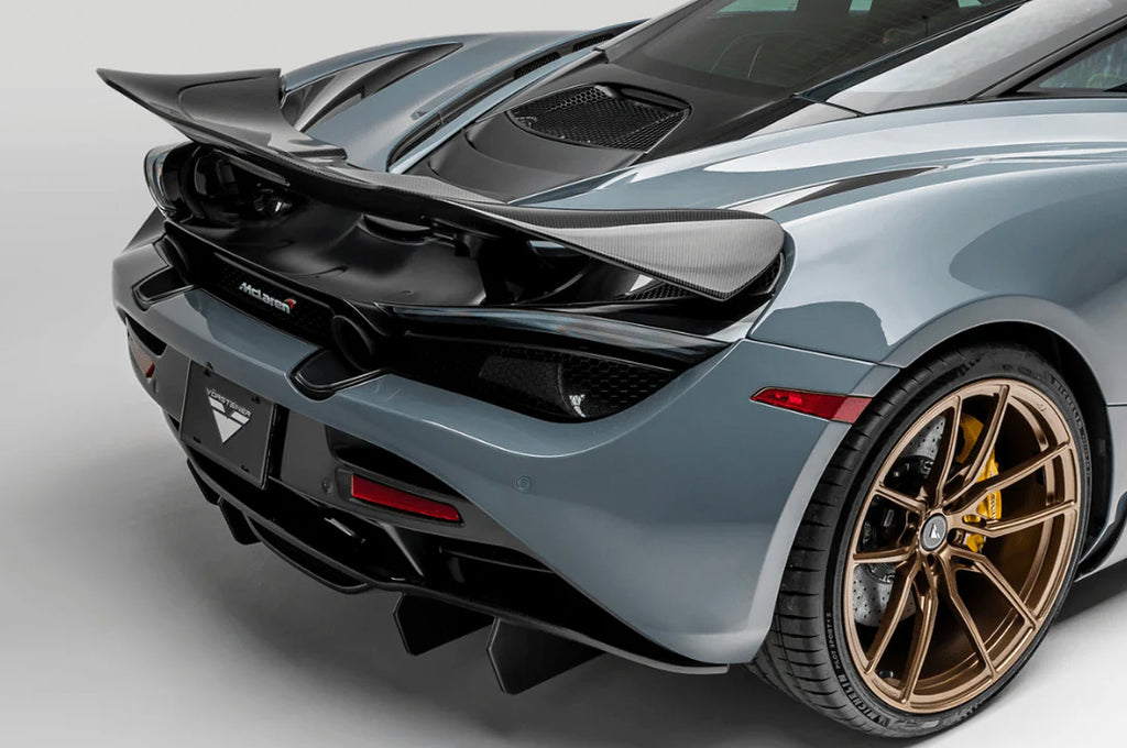 720s Rear Vorsteiner McLaren 720S Silverstone Carbon Fiber Rear Spoiler