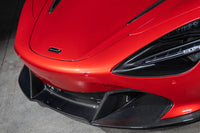 Vorsteiner McLaren 720S Silverstone Edition Aero Carbon Fiber Front Spoiler (MVS2020) carbon front lip installed on 720S