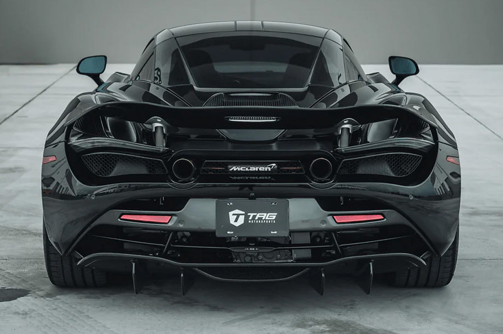 720s Rear Diffuser Vorsteiner McLaren 720S Silverstone Carbon Fiber Rear Diffuser