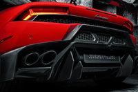 Vorsteiner Novara Edizione Rear Bumper w/ Rear Diffuser For Lamborghini Huracan LP610/ LP580 (0920LOV) installed