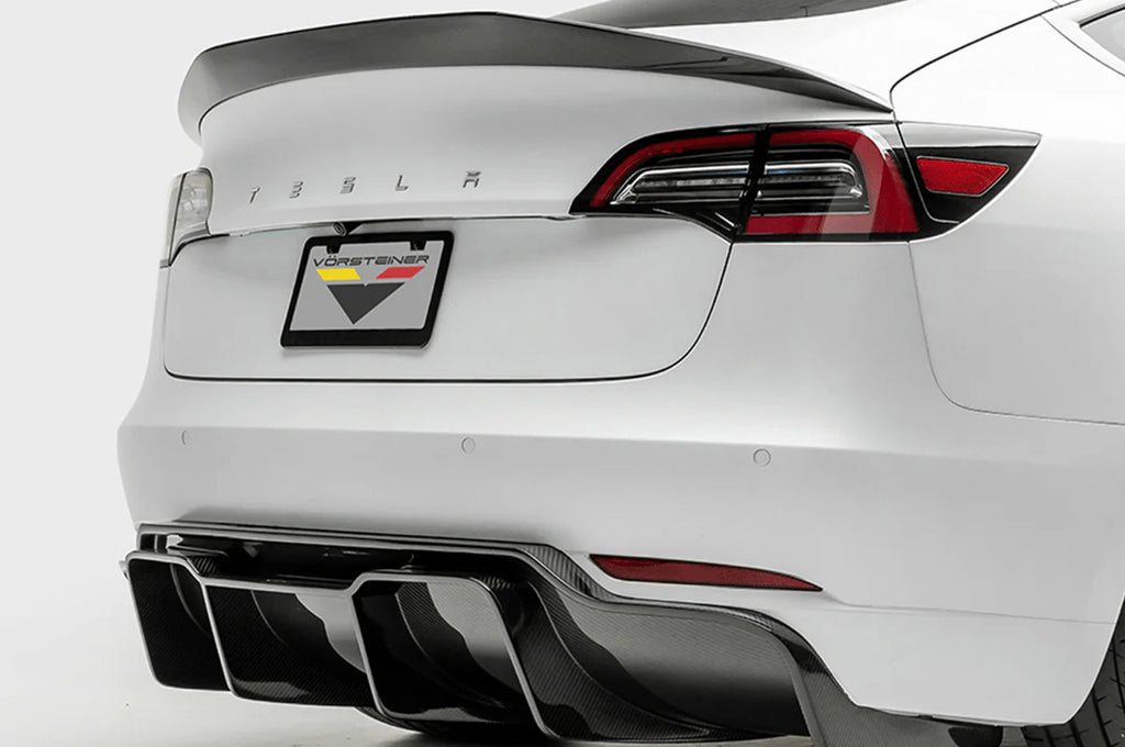 Vorsteiner Tesla Model 3 Volta Aero Carbon Fiber Rear Spoiler