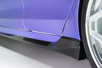 Vorsteiner Tesla Model S Plaid VRS Aero Carbon Fiber Side Skirts (TEV3030) up close 