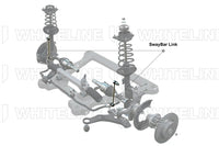 Whiteline Adjustable Front Sway Bar Links for 2022+ VB Subaru WRX (KLC175) installation diagram