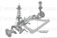 Whiteline Front Control Arm Inner Bushing for 2022+ VB Subaru WRX (W0506) installation diagram