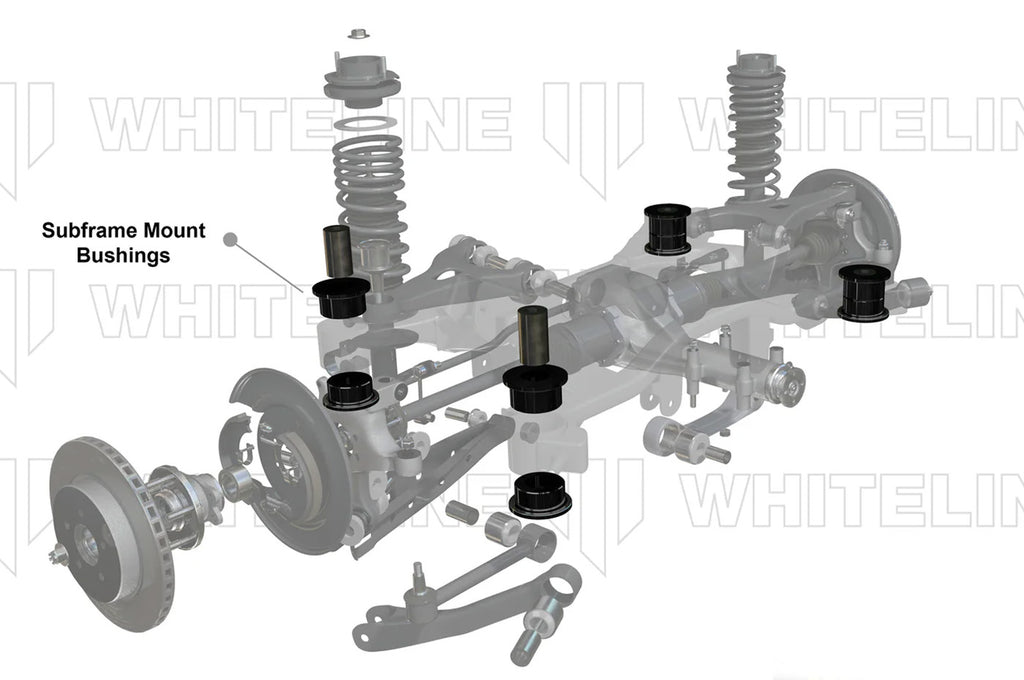 Subframe Mount Types Whiteline Rear Subframe Mount Bushing Insert for 2022+ Subaru WRX
