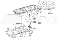 OEM Engine Oil Pan Diagram for 2020 MKV Supra