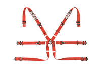 Sparco Competition Harness 6 Point 2" Formula Red 04819H2RS