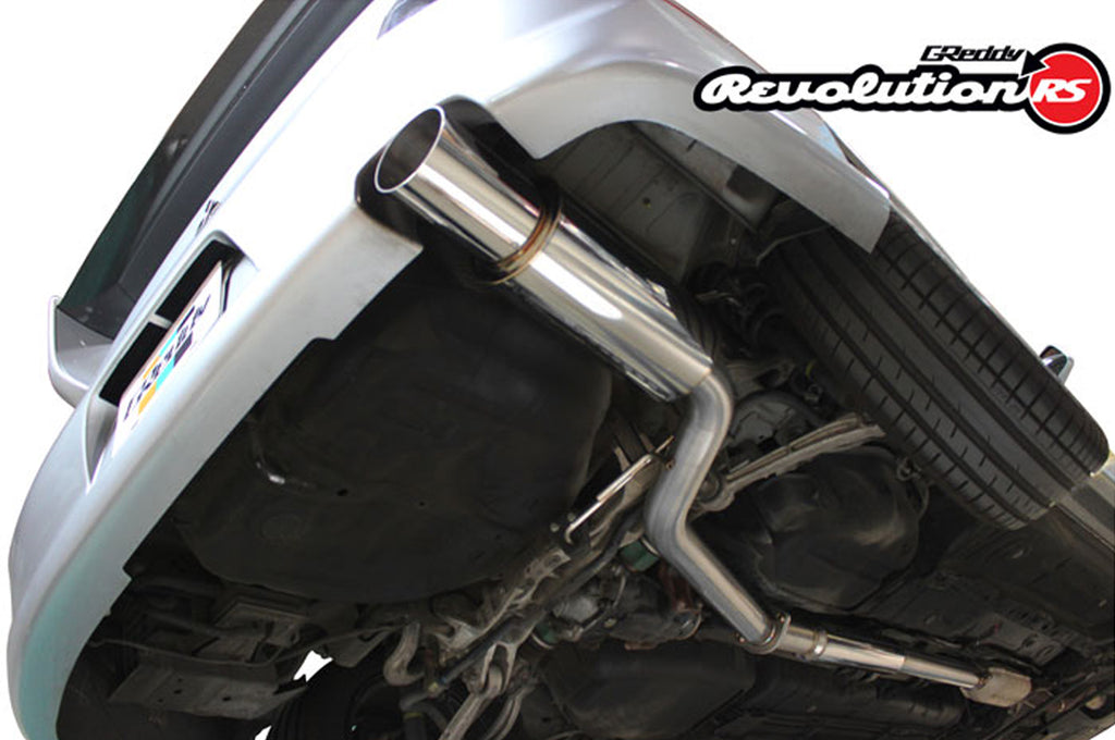 Greddy Revolution RS Universal Exhaust Muffler – 3" Inlet, 4.5" Removable Tip, Performance