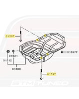 Mitsubishi OEM Long Engine Oil Pan Bolt for Evo X (1050A763)
