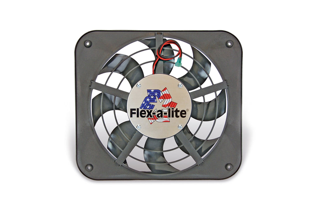 Flex-A-Lite 12" Lo-Profile S-Blade Puller Electric Fan (116550)