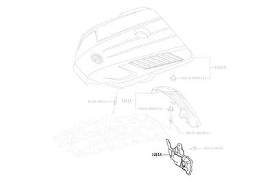 Toyota OEM Timing Cover for 2020 Supra (12614WAA01)