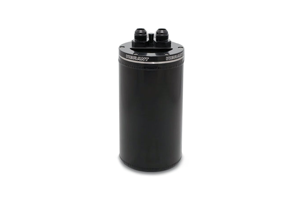 12695 Vibrant Universal 2-Port Catch Can with Recessed Filter Top
