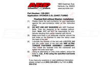 ARP Flywheel Bolts for G4KF Hyundai Genesis (128-2801)