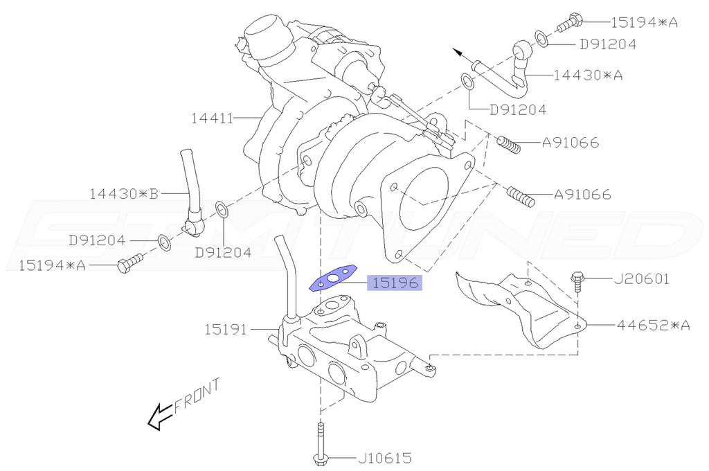 Subaru Fuel Level Meter Gasket – 85125AA000 – Fits Legacy/Outback/Impreza/Forester 1990-2003