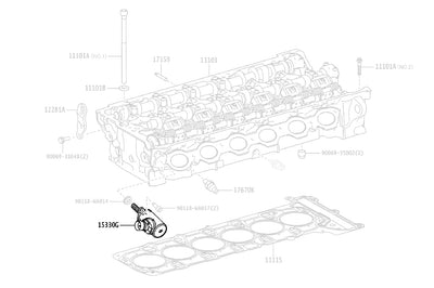 Toyota OEM Cylinder Head Servo Motor for 2020 Supra (15330WAA02)