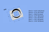 Vibrant Mass Air Flow Sensor Adapter for Toyota/Bosch (1996)