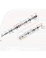 Mitsubishi OEM Transmission Shaft Bearing for Evo X (2522A074)