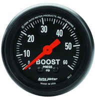 Boost: 0-60 PSI Z-Series Mechanical Gauge (2 1/16")