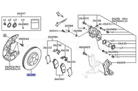 Subaru OEM Front Brake Rotor for 2022+ WRX (26300AN010)
