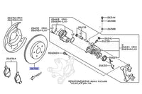 Subaru OEM Rear Brake Rotor for 2022+ WRX Manual (26700FG020)