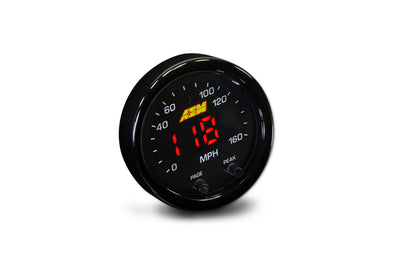 AEM X-Series GPS Speedo Gauge 0-160 MPH (30-0313)