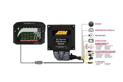 30-3610 AEM Carbon Dash External Button Kit