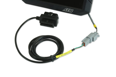 AEM CD Dash Display OBDII CAN P&P Adapter Harness (30-2217)