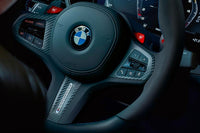 BMW G8x M3/M4 Carbon Fiber / Leather Steering Wheel Cover (32302471440)