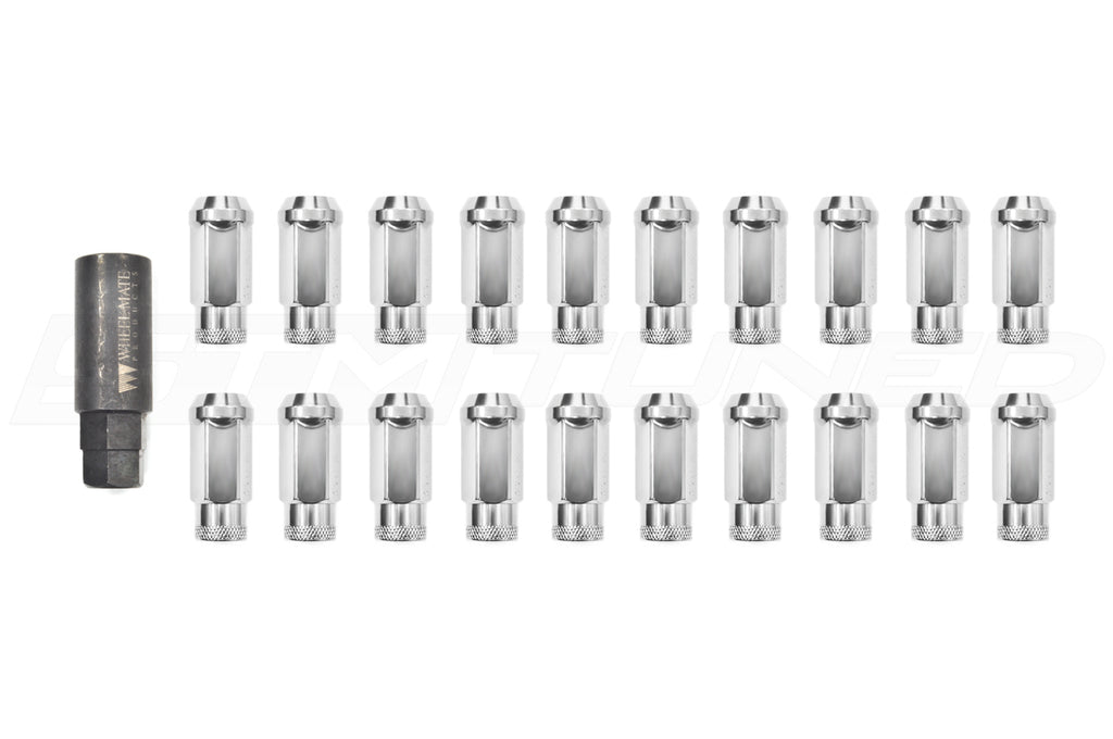 16 Alloy Wheel Nuts For Ford S-MAX – M14 X 1.5 Thread, 21mm Hex, 60 Degree Taper