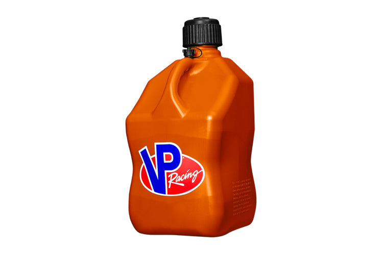 VP Racing 5 Gallon Fuel Jug – Orange Square Gas/Diesel Can (NHRA Legal)