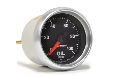 Auto Meter GS 52mm Oil Pressure Gauge 0-100 PSI (3853)