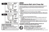 40920 SPC 2G DSM Ball Joint Press Tool