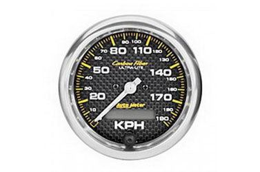 Speedometer: 0-190 KM/H - Carbon Fiber Electric Gauge (3 3/8