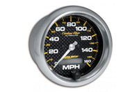 Speedometer: 0-160 MPH - Carbon Fiber Electric Gauge (3 3/8") 